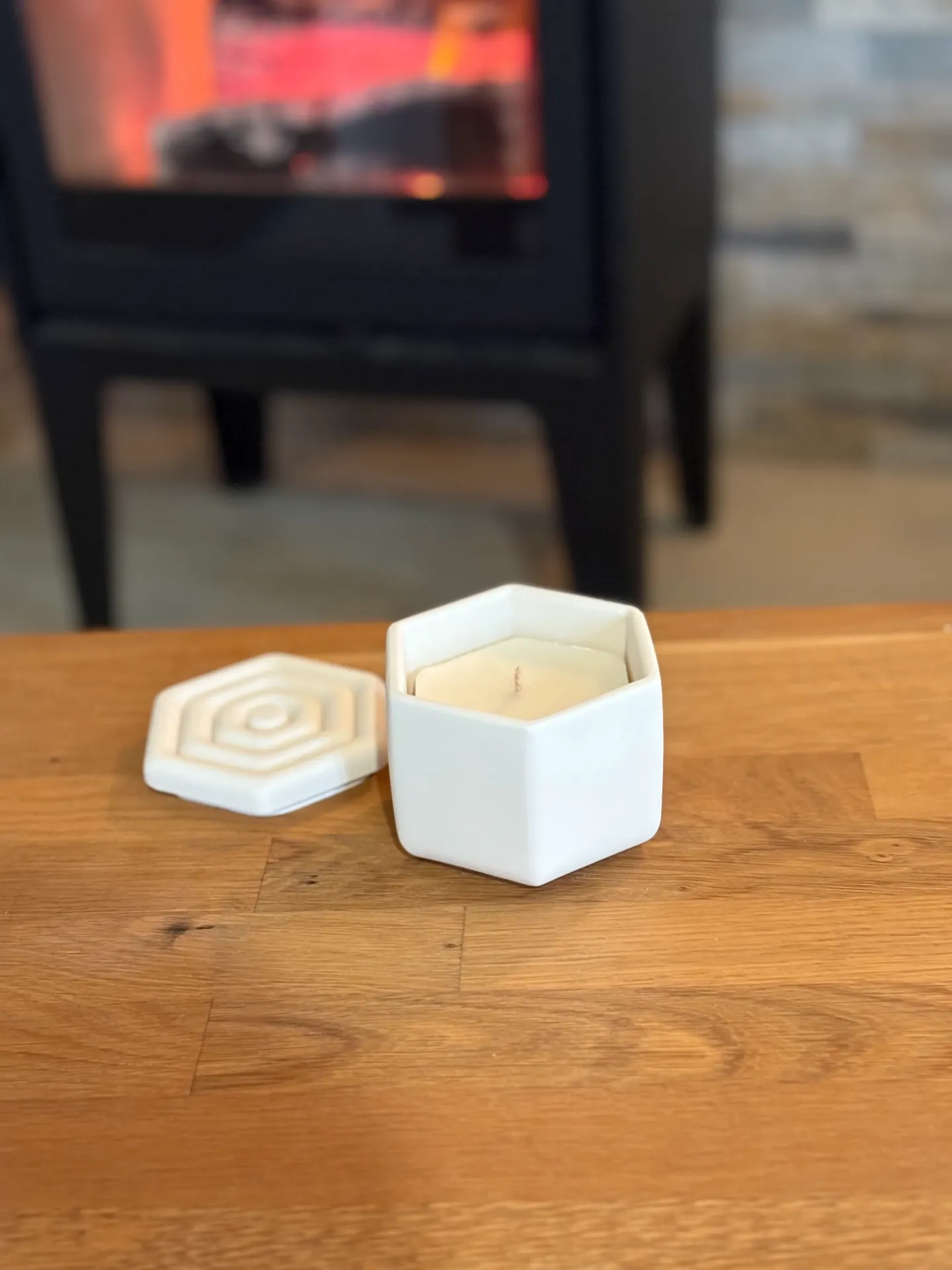 Bougie Hexa- 180g (Ambre)